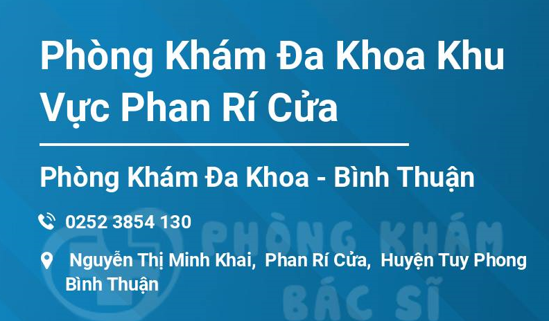 Phòng khám đa khoa khu vực Phan Rí Cửa